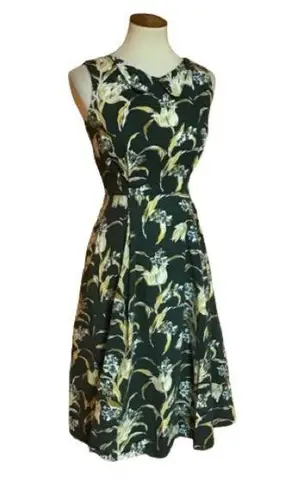 Vintage 50s housewife fit n flare dress Size XS