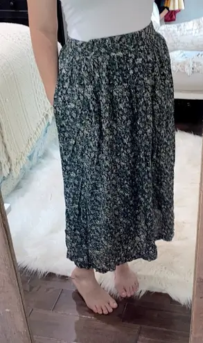 Rebecca Malone Vintage floral maxi skirt size large