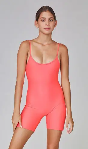 Free People Lokahi swim women’s bodysuit romper Sunset Small