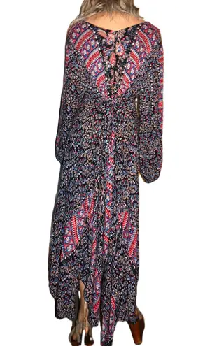 Vintage Nostalgia Boho High Lo Dress XL