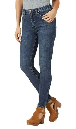 Wrangler  Retro Premium High Rise Skinny Cotton Dark Wash NWT 26"