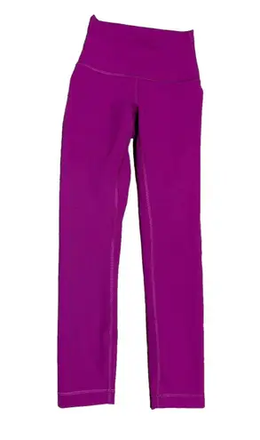 Lululemon Wunder Train 23” Magenta/Pink Leggings
