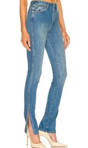 Something Navy Tall Long High Rise Stretch Slit Hem Skinny Jeans Size 2