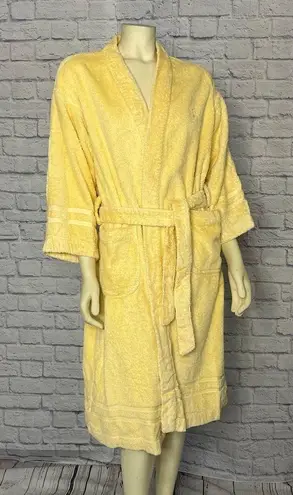 Ralph Lauren Vintage  His & Her Terry towel robe in yellow size M & L