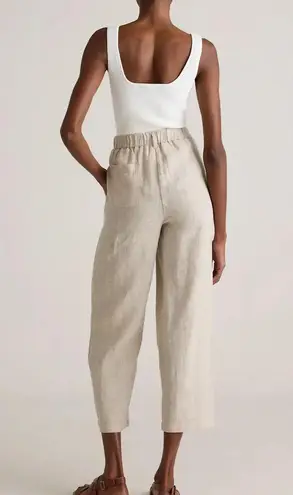 NEW Quince 100% European Linen Pants Trousers Size Large Flax Beige Tan NWT