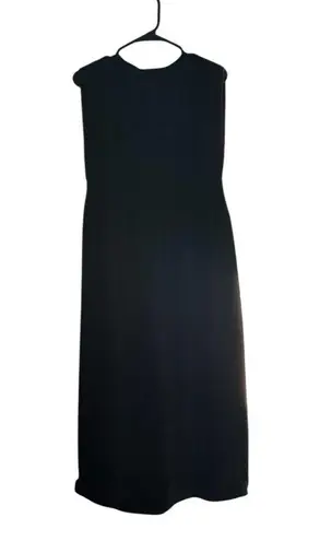 PRIM Women's Black Sleeveless Maxi Dress XS High Neck Long