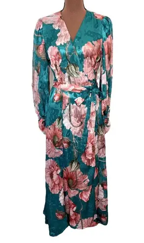 Hutch Lindie V-Neck Textured Wrap Dress NWT Size Small