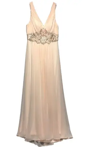 Sue Wong Embellished sleeveless Chiffon Gown
