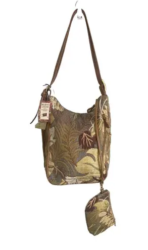 Bueno Tapestry Convertible Shoulder Bag Hobo Boho/backpack With Pull-out Purse