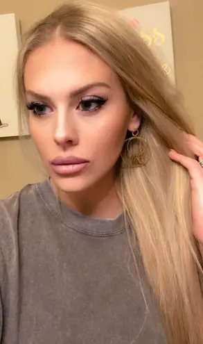 Dolce & Gabbana Gold Logo Charm Hoop Earrings