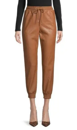 Bagatelle NWT Faux Leather Joggers Camel Size S