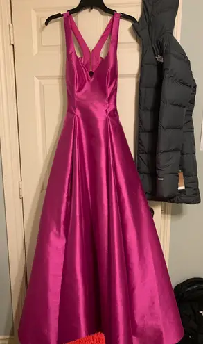 Macy's Magenta Formal Dress