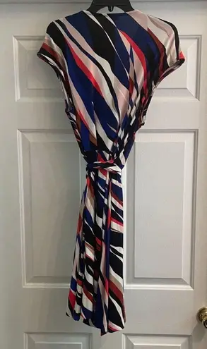 Vince Camuto XL  Graphic Zebra Wrap Dress