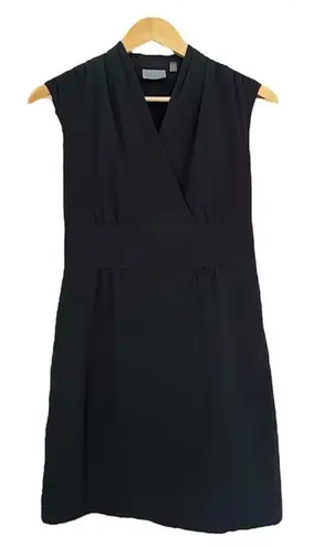Athleta  Dahlia Dress Wrap V-Neck Black Size 2
