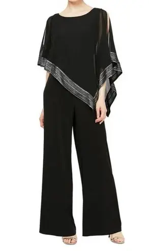 Slny NWT Women’s Chiffon Metallic Jumpsuit