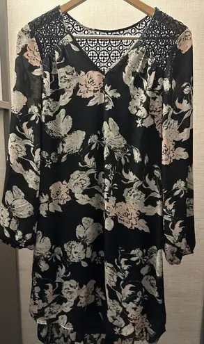 DR2 Dress Sz. Small Babydoll Fairy Boho Festival Artsy Whimsical Crochet Floral