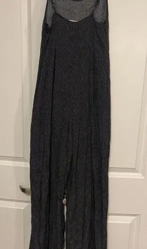 Grade & Gather Black Polka Dot Romper