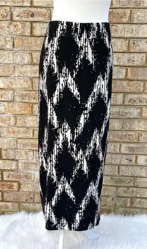 Badgley Mischka NWT Badgely Mischka Kayla Printed Midi Skirt