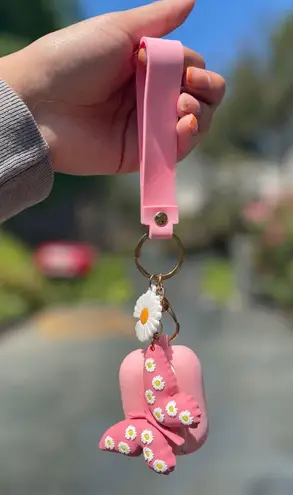 Pink Butterfly Charm AirPod Pro Case