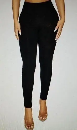 Naked Wardrobe  The Nw-p0004  Leggings Black Size XS