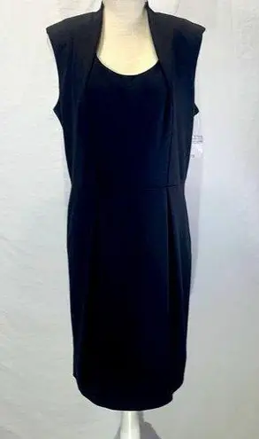 Notations Little Black Midi Dress NWT Size Large