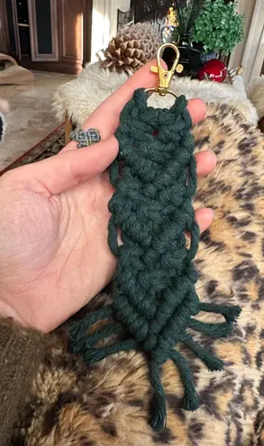 Handmade Macramé Keychain