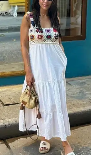 Slate + Willow Crochet Midi Dress Size XS