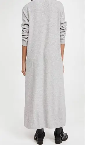 HATCH NWOT Gray Waffle Merino Wool Long Sleeve Dress Size XS