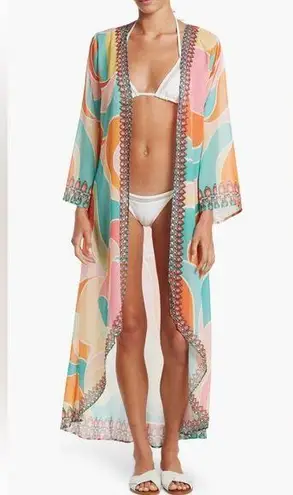 RANEE’S Colorblock Crystal Embellished Swim Resort Island Cover