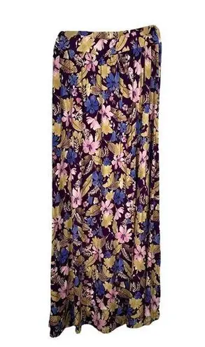 Jessica London Floral Maxi Skirt Size 14/16 Tall