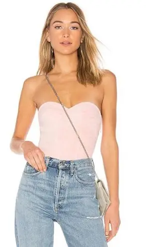 by the way. Faux Suede Bodysuit 