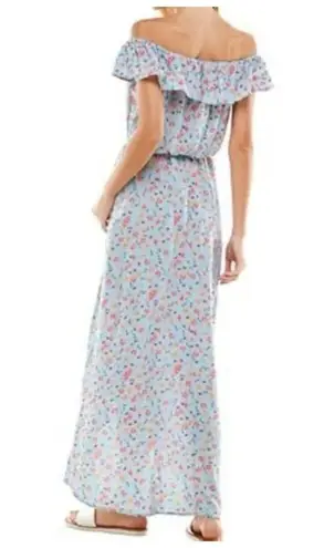 Kingston Grey Floral Ditsy Ruffle Off Shoulder High