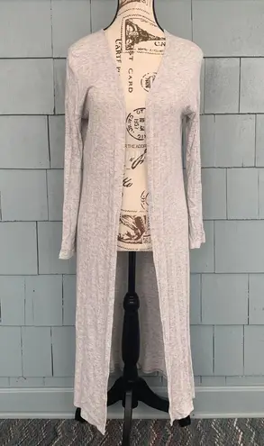 See You Monday Ribbed Duster Cardigan