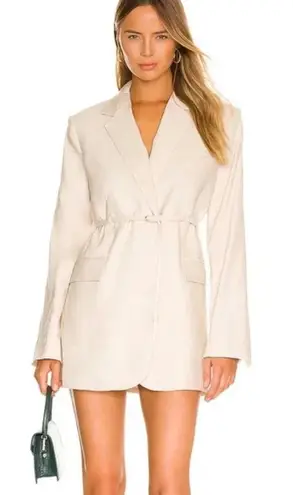 L'Academie Revolve Danika Beige Blazer Dress