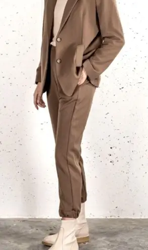 XiRENA Jayce Jogger Trouser Pant Olive Ironwood Color Size Small Brown