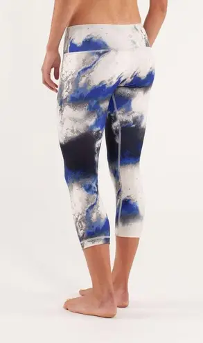 Lululemon Womens  wunder under drop Milky Way crop pants size 6 thumbnail 3