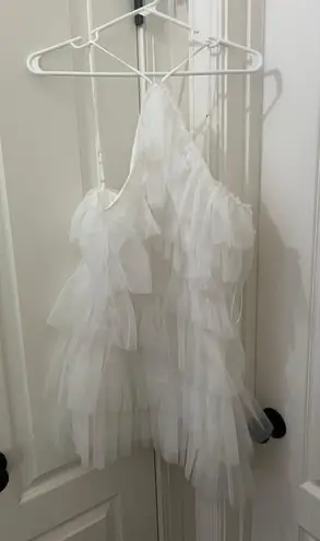 White Tulle Dress Medium