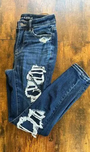 American Eagle  Jeans ripped jeans Women's high rise jegging size 4