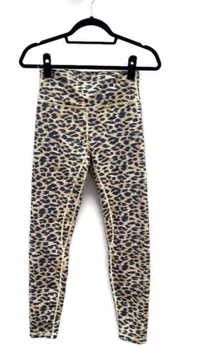 Til You Collapse Effortless Scrunch Sunset Leopard Leggings Medium