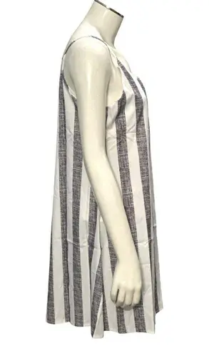CCC Black White Striped A Line Sleeveless Spaghetti Straps Sheer Lightweight Dre Size undefined