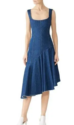 Solace London Lewis A-Line Denim Dress