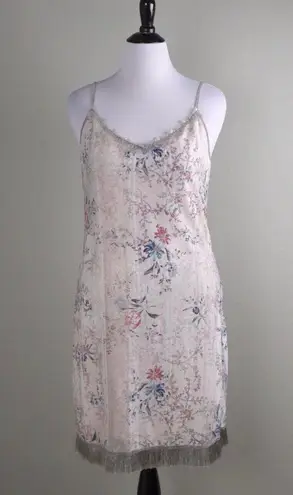 T Tahari Floral Lace Slip Dress