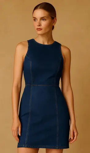Tinseltown Denim Sleeveless Mini Dress