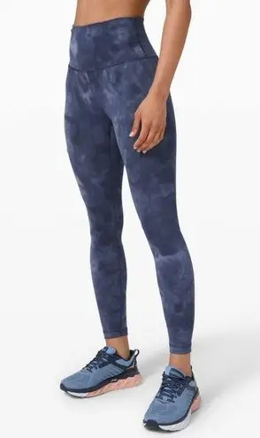 Lululemon  Wunder Trains Sz 4 Diamond Dye Naval Blue