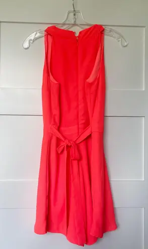 Decree Neon Faux Wrap Sleeveless Romper