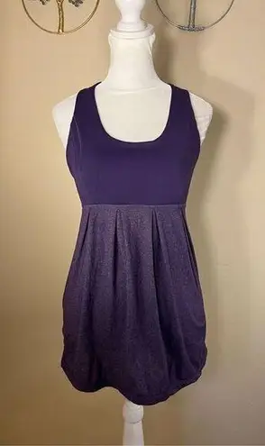 Lululemon  Heathered Concord Grape Purple Power Dance Athletic Tank Top Size 4