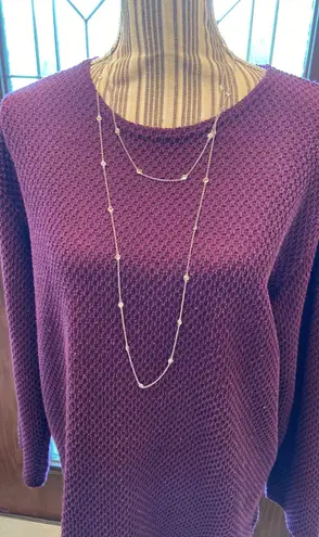 Ny&co Ny & Deep purple Tunic long sleeve sweater