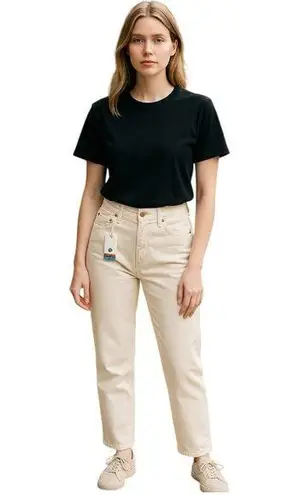 Daily Blue by Adriano Goldschmied Hype Classic Cropped Jean in Bone size 24 NWT