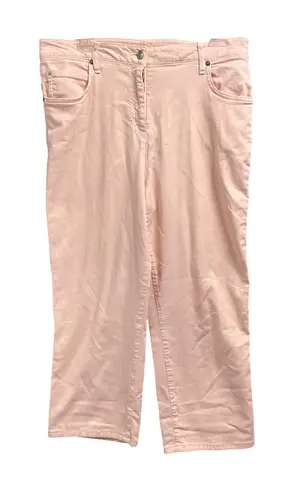 St. John  Stretch Pink Chino Pants Size 10 Cropped Casual Feminine Petal Spring - Image 1