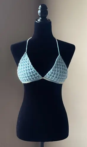 Handmade Festive Rave Waffle Bralette Top